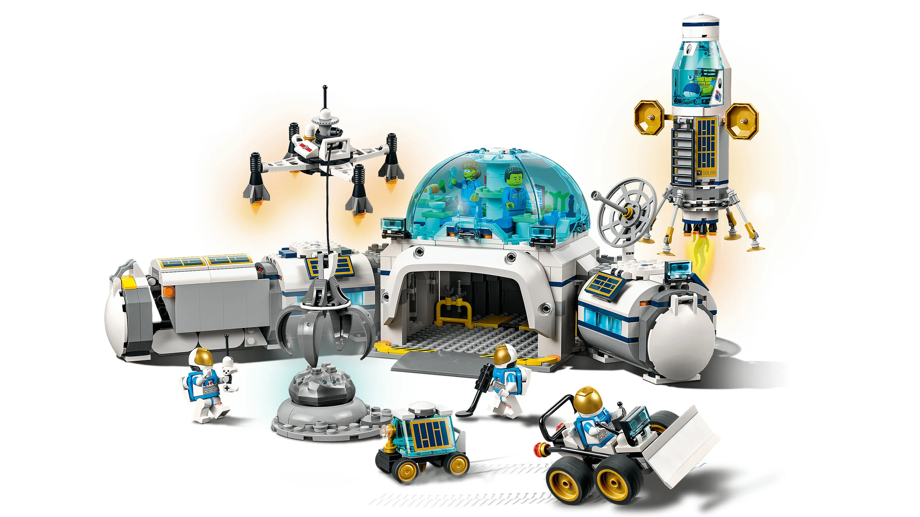 Lego City - m&aring;nforskningsbas 60350