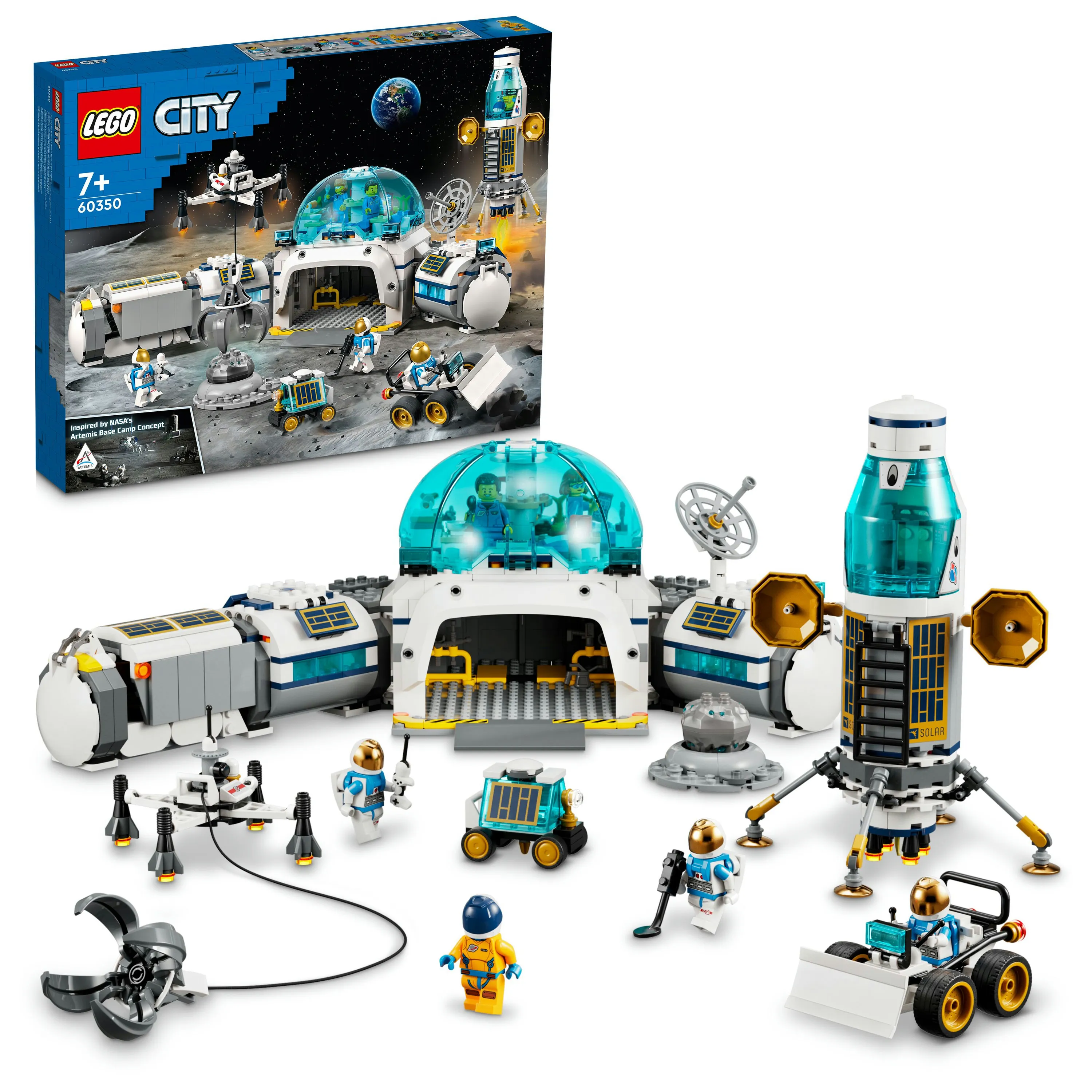 Lego City - m&aring;nforskningsbas 60350