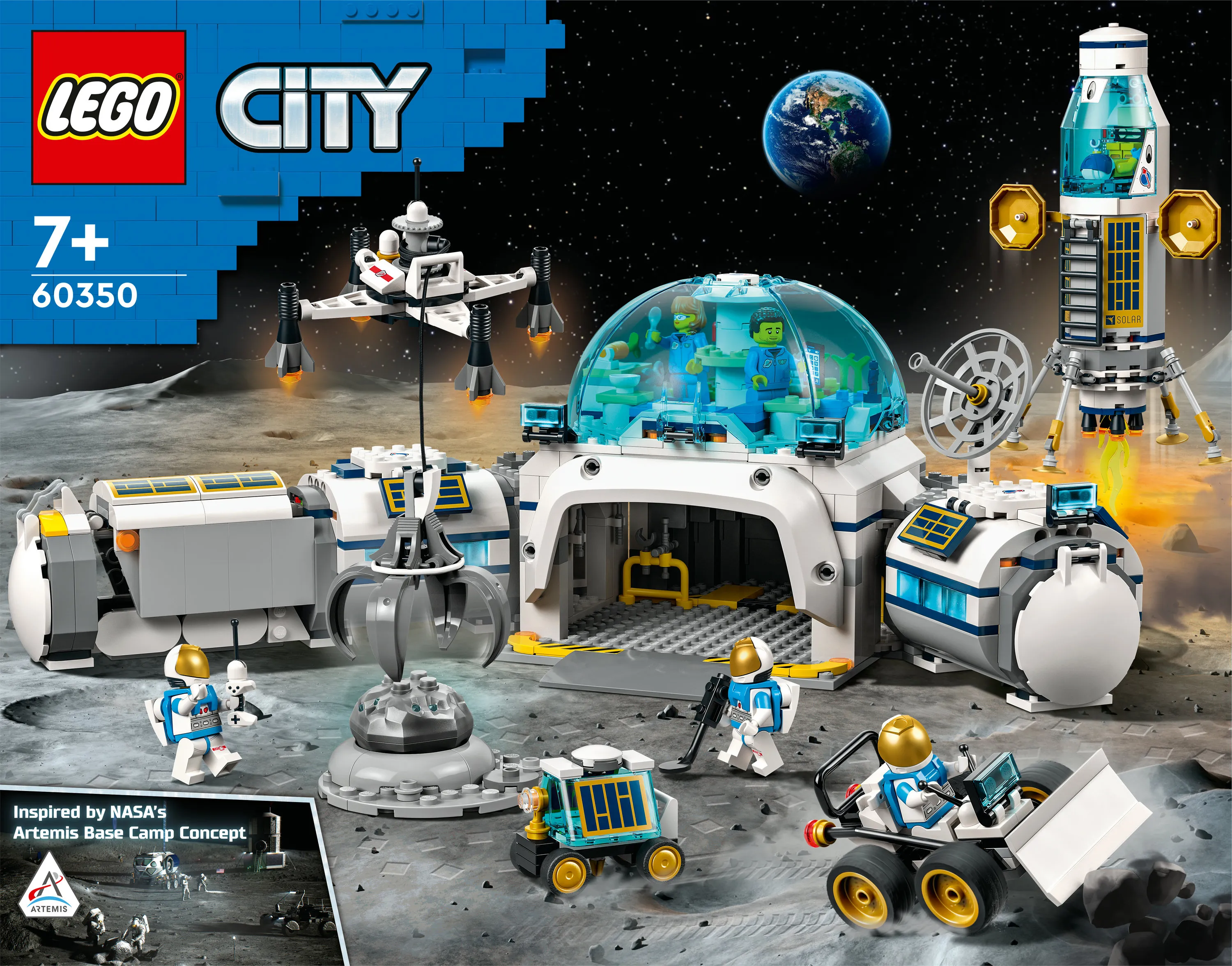 Lego City - m&aring;nforskningsbas 60350
