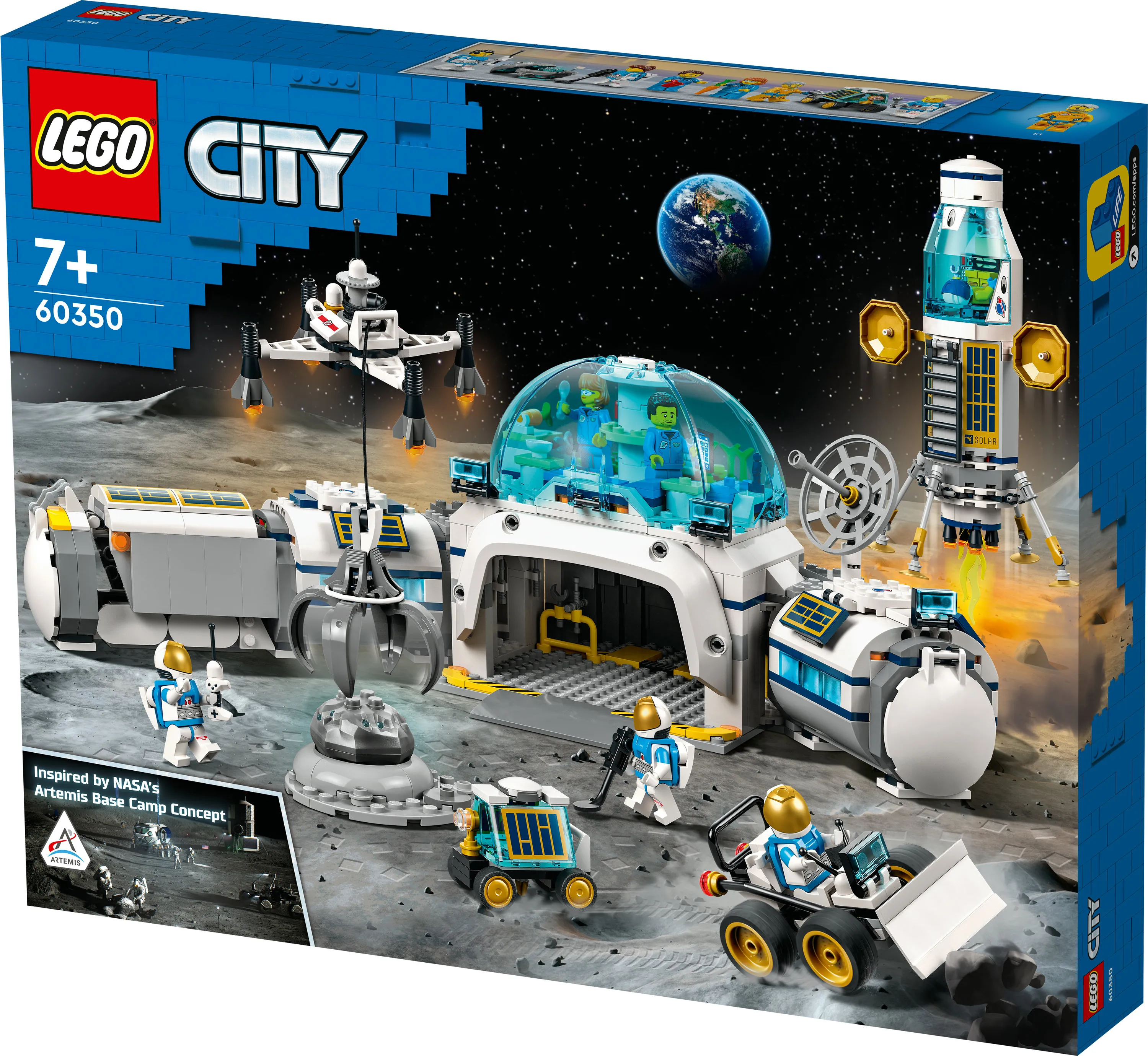 Lego City - m&aring;nforskningsbas 60350