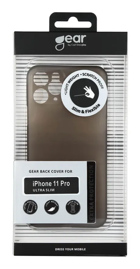 GEAR Ultra Slim, iPhone 11 Pro - fodral, Svart
