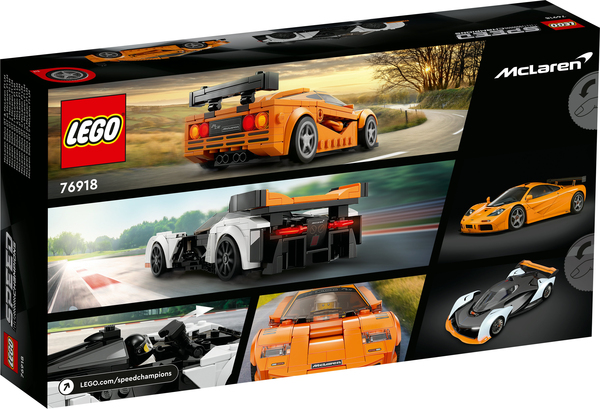 Lego  Speed Champions McLaren Solus GT &amp; McLaren F1 LM 76918
