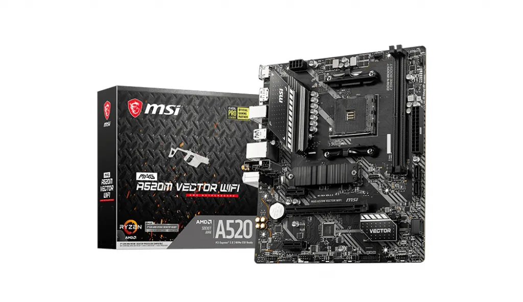 MSI MAG A520M Vector Wi-Fi mATX - moderkort