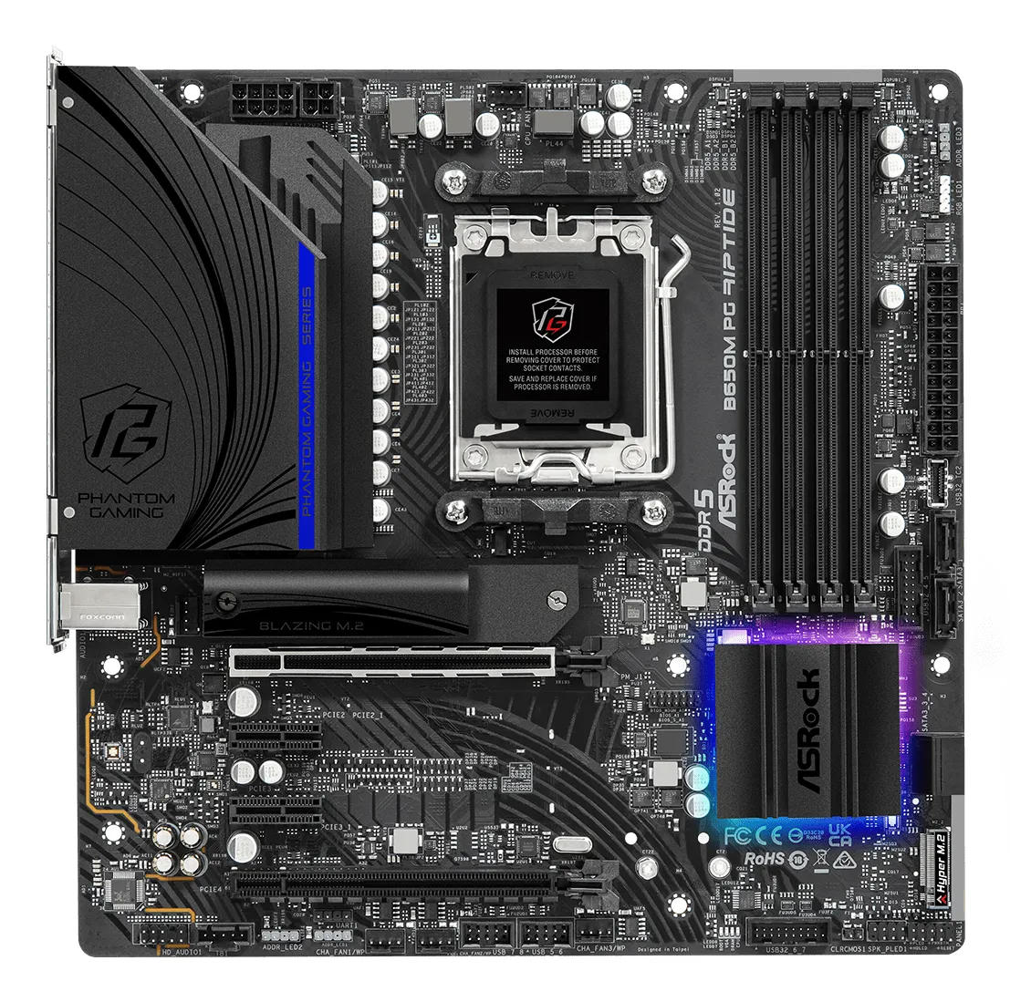 ASRock B650M PG Riptide mATX - moderkort