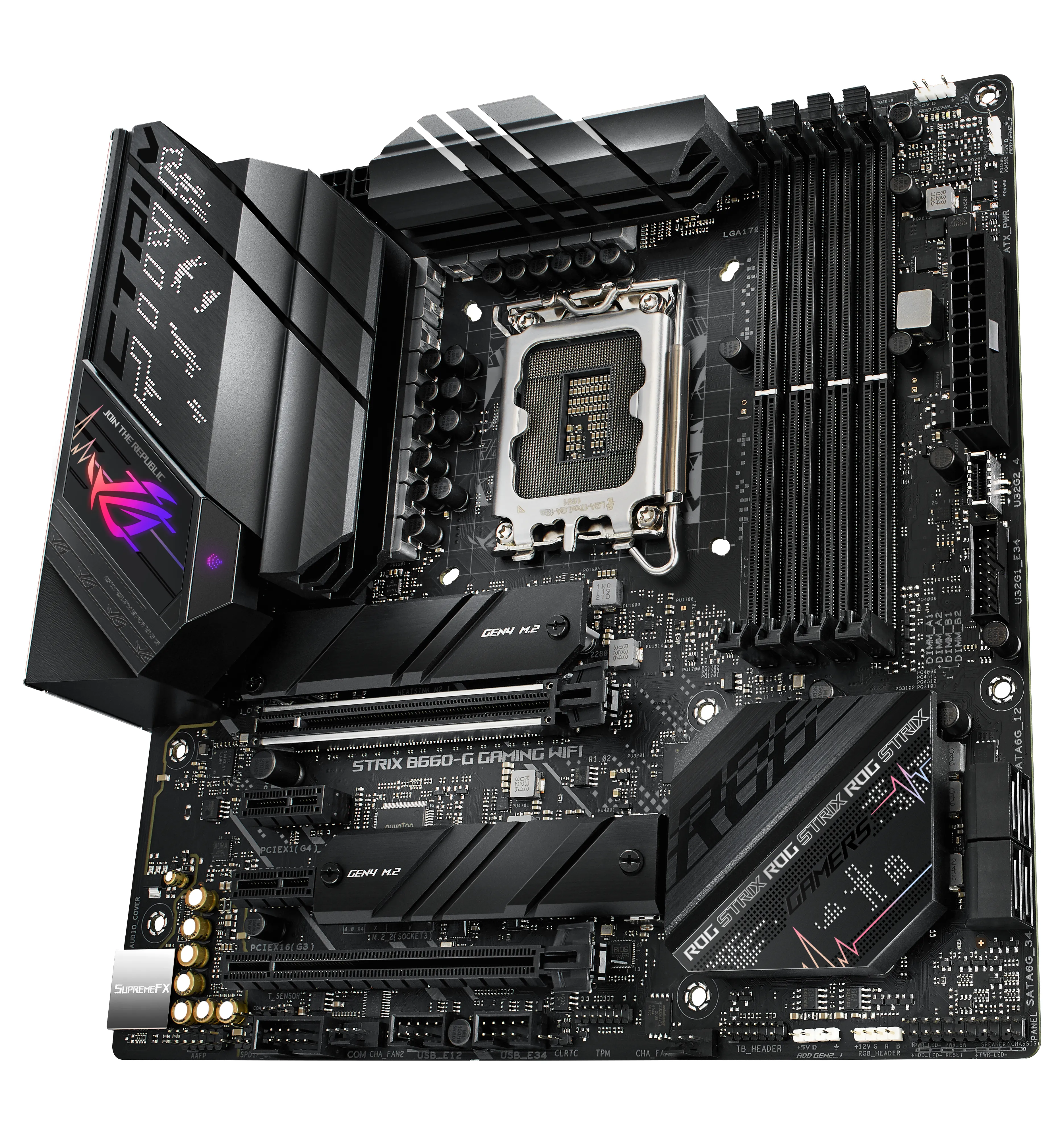 Asus ROG STRIX B660-G GAMING Wi-Fi mATX-emolevy