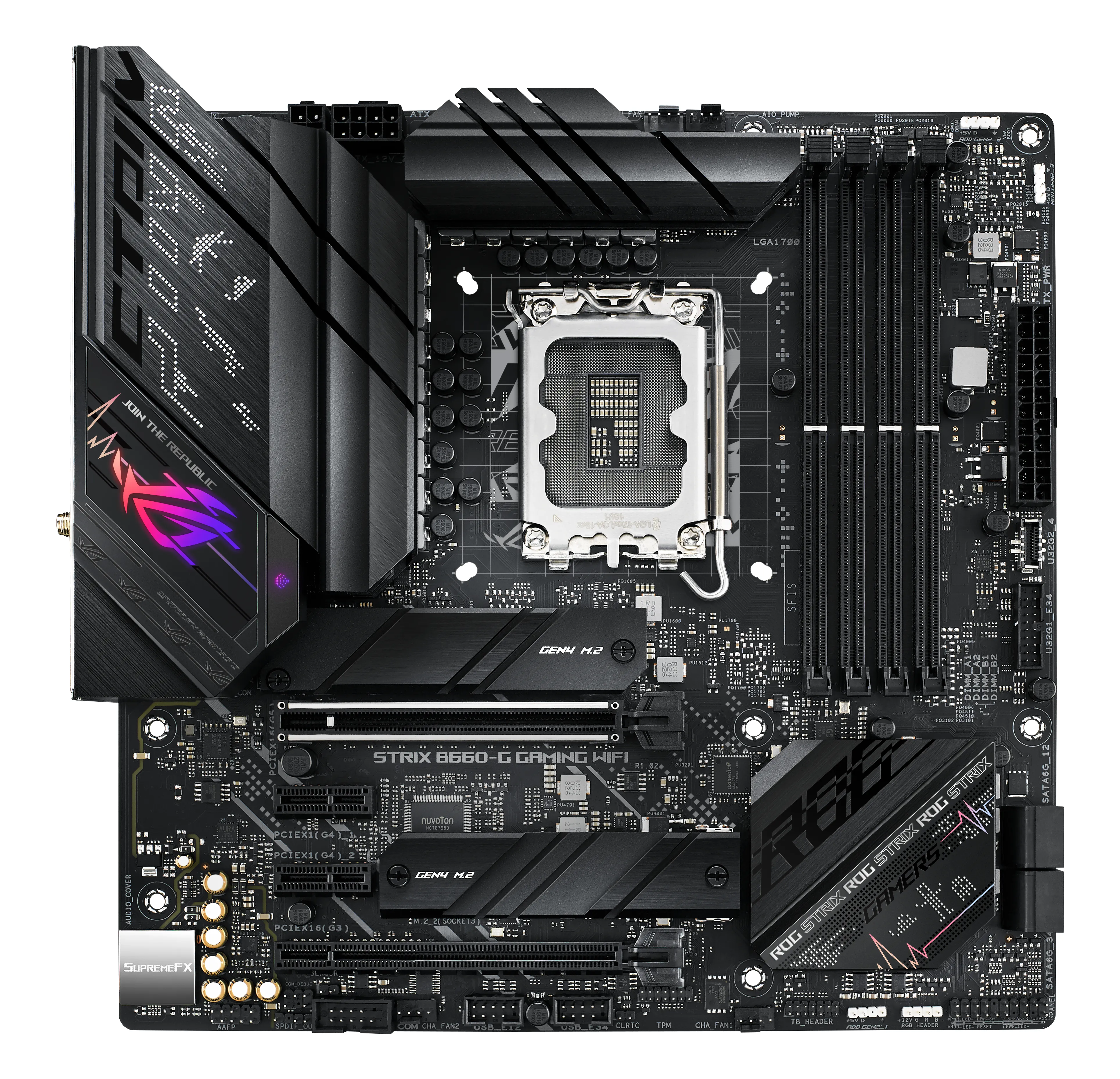 Asus ROG STRIX B660-G GAMING Wi-Fi mATX-emolevy