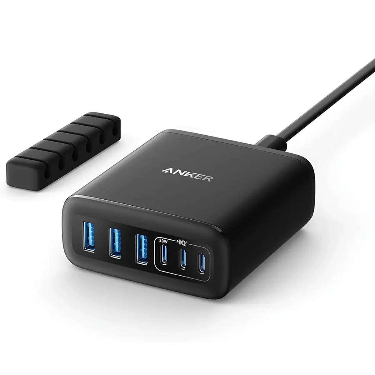 Anker 6-port charger 112W GaN, Black