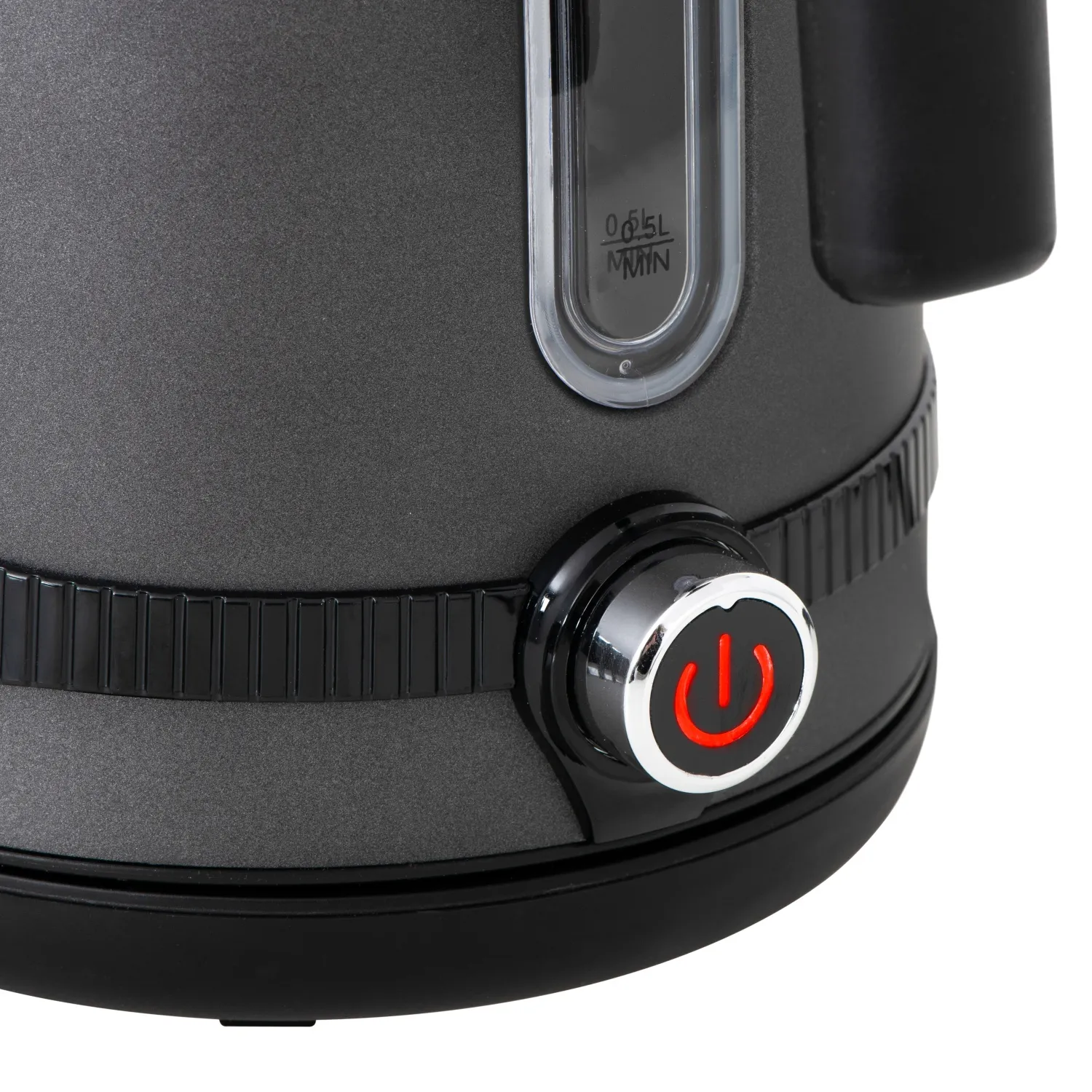 Adler AD 1295g vattenkokare, 1,7 l, 2200 W, Satin grey