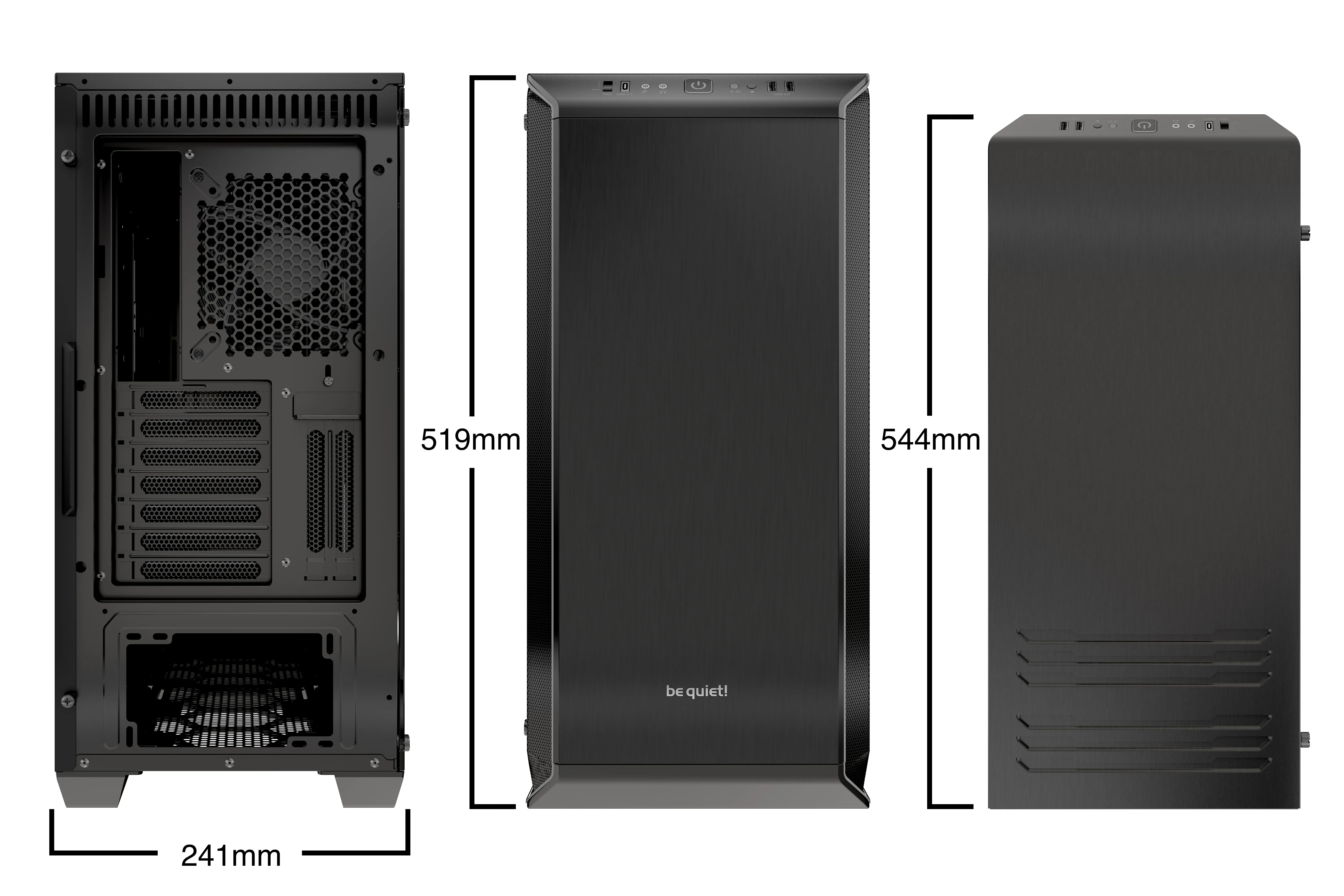 be quiet! Dark Base 700 - Mid Tower case, window, Black