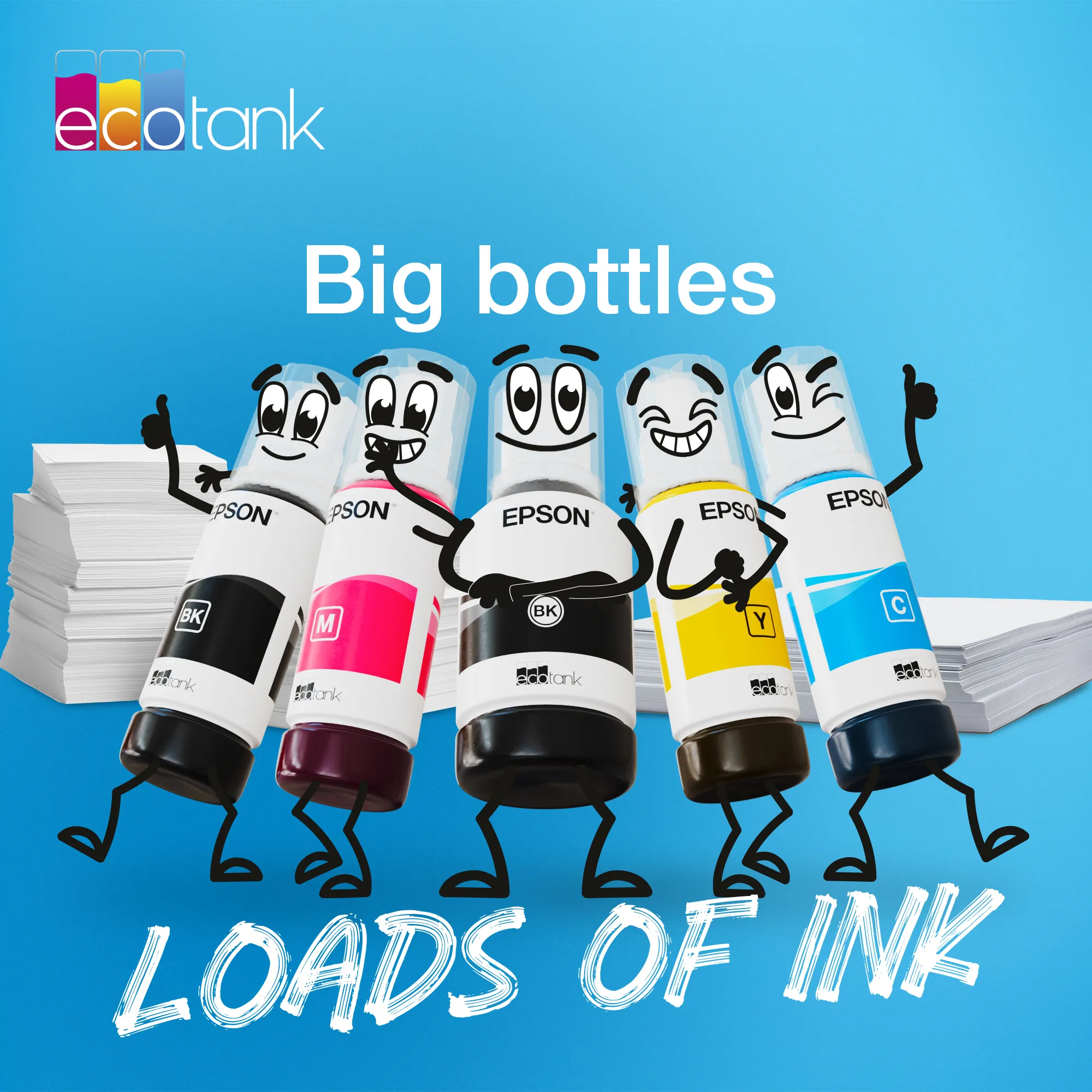 Epson 105 EcoTank -mustepullo, 140 ml, musta