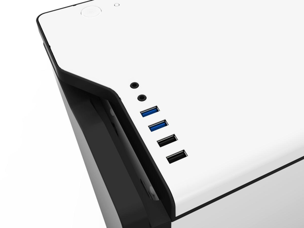 NZXT H440W miditornikotelo, ikkunalla, Valkoinen