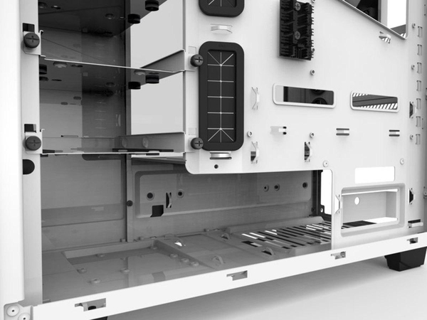 NZXT H440W miditornikotelo, ikkunalla, Valkoinen