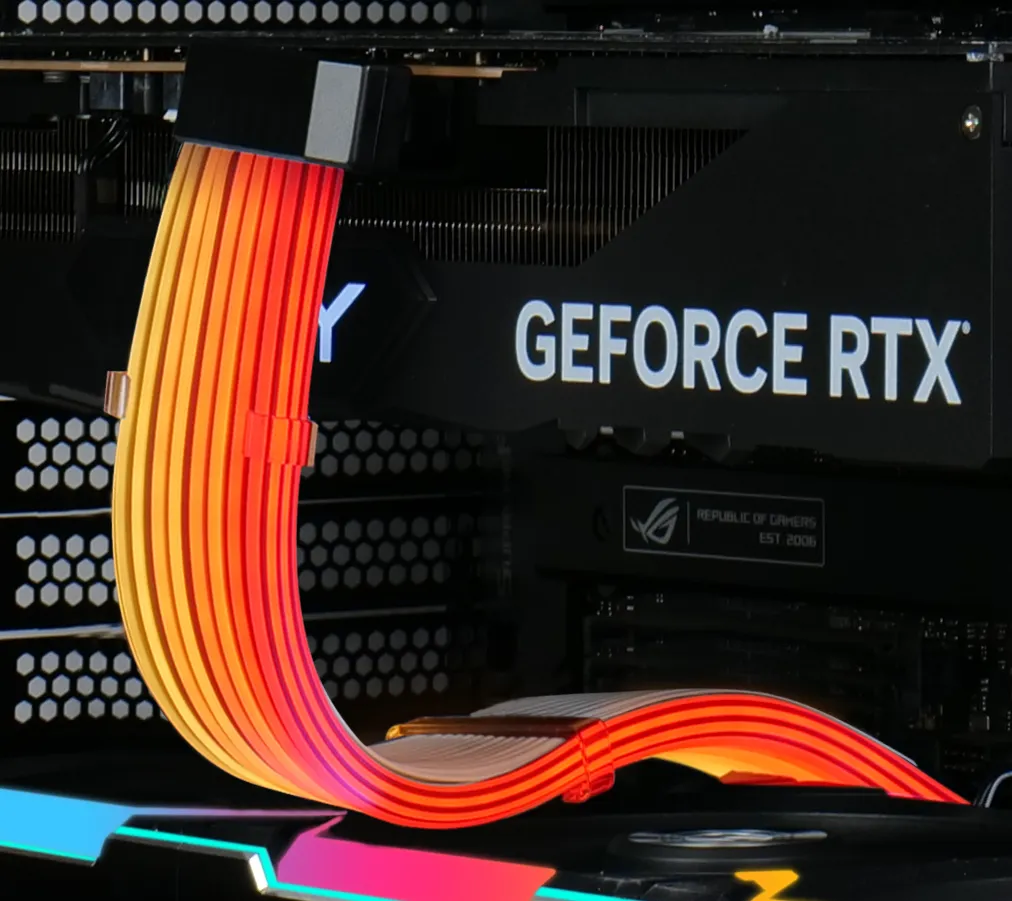 Lian Li Strimer Wireless 12V-2x6 RGB Power Extension Cable, 340 mm