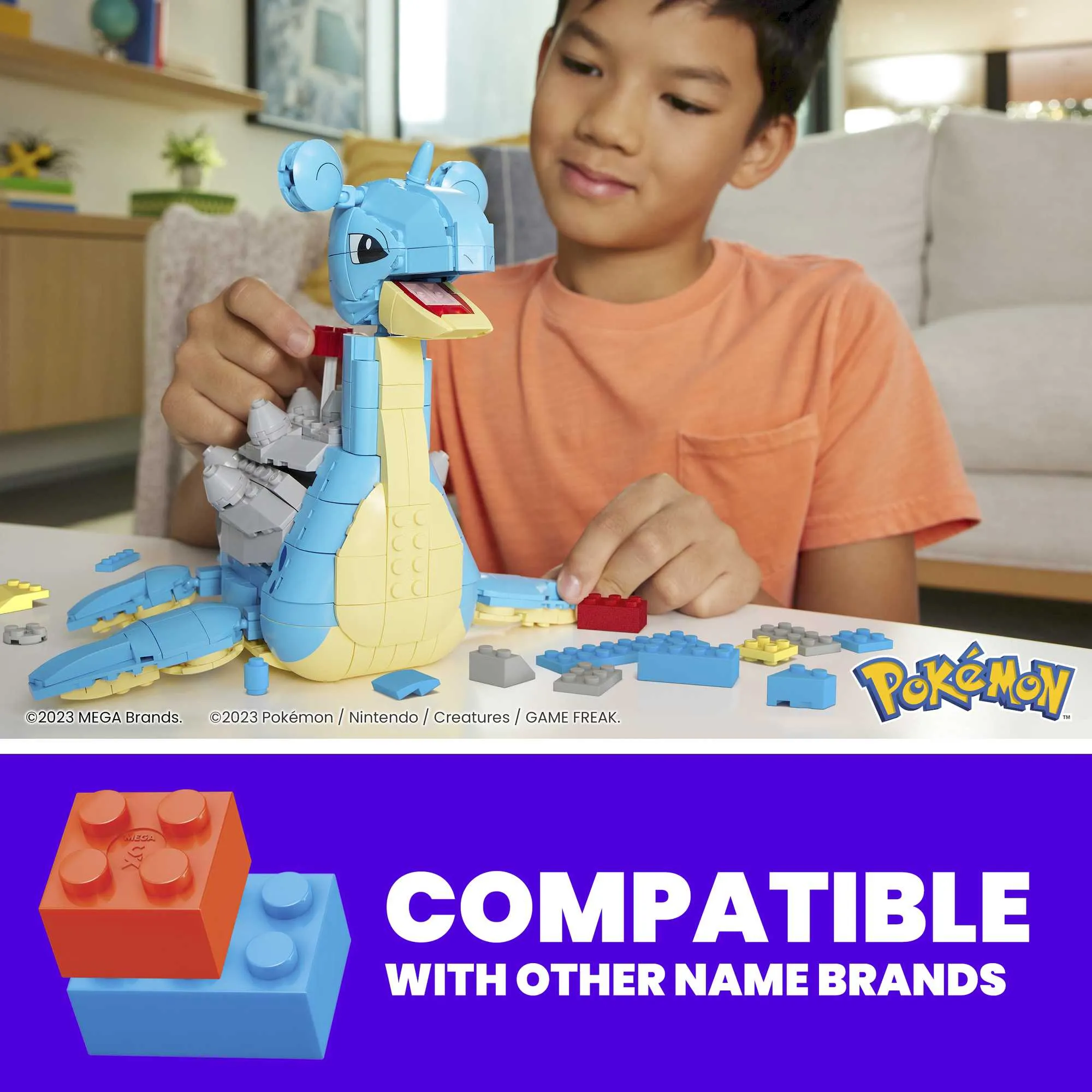 Mattel MEGA Pok&eacute;mon Lapras Construction Toy