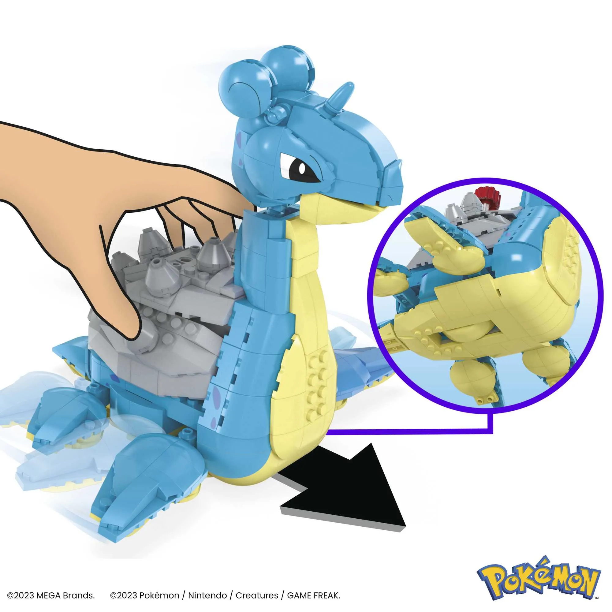 Mattel MEGA Pok&eacute;mon Lapras Construction Toy