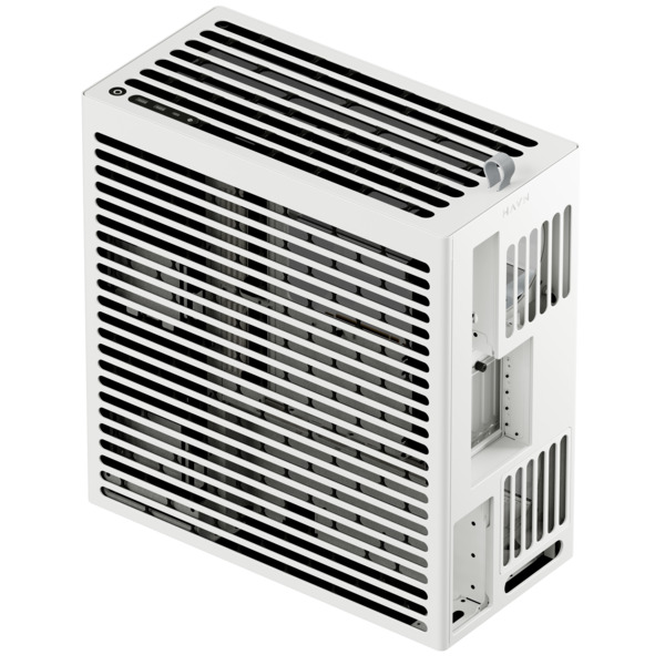 HAVN HS 360 VGPU Midi-Tower Case with window, White