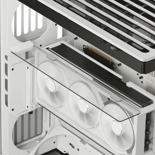 HAVN HS 360 VGPU Midi-Tower Case with window, White