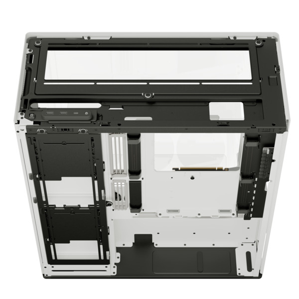 HAVN HS 360 VGPU Midi-Tower Case with window, White