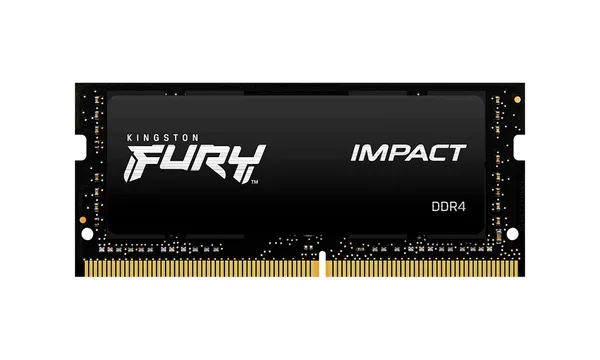 Kingston FURY Impact 32 Gt (2 x 16 Gt) DDR4 3200 MHz, CL20 -muisti, Musta