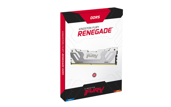 Kingston FURY 24GB 8800MT/s DDR5 CL42 CUDIMM FURY Renegade White 24GB (1 x 24 GB) DDR5 8800 MT/s, CL42 - memory