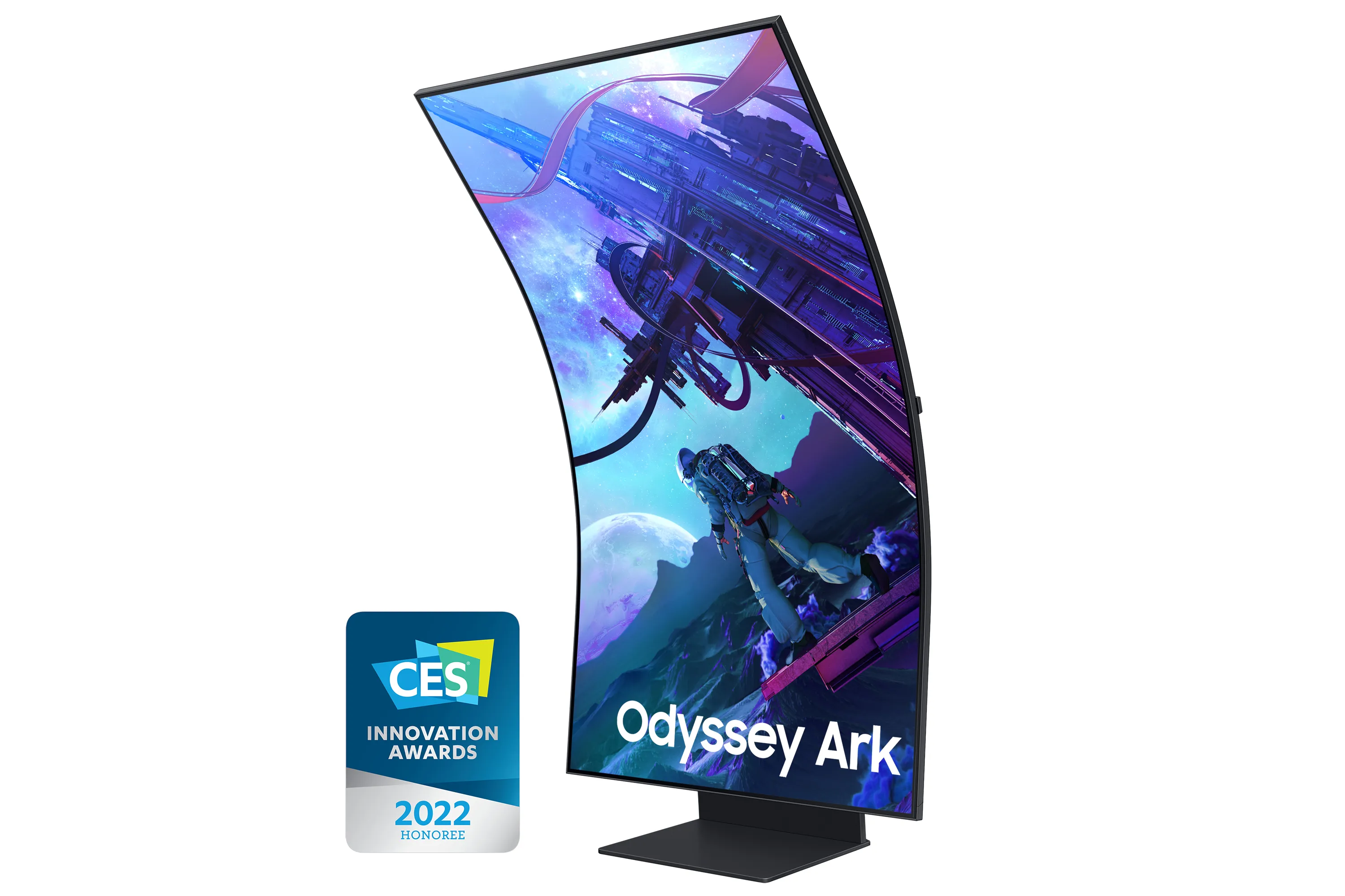 Samsung Odyssey Ark LS55CG970NUXDU 55" 4K UHD, VA Curved Gaming Monitor with USB-C hub
