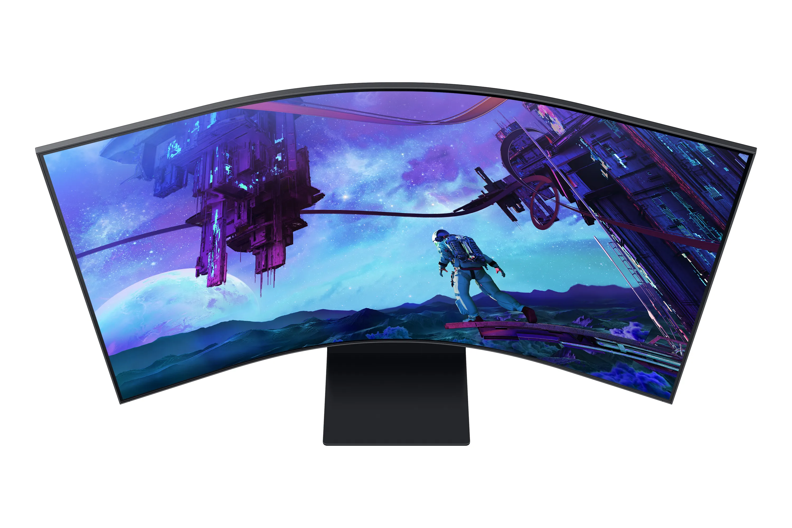 Samsung Odyssey Ark LS55CG970NUXDU 55" 4K UHD, VA Curved Gaming Monitor with USB-C hub