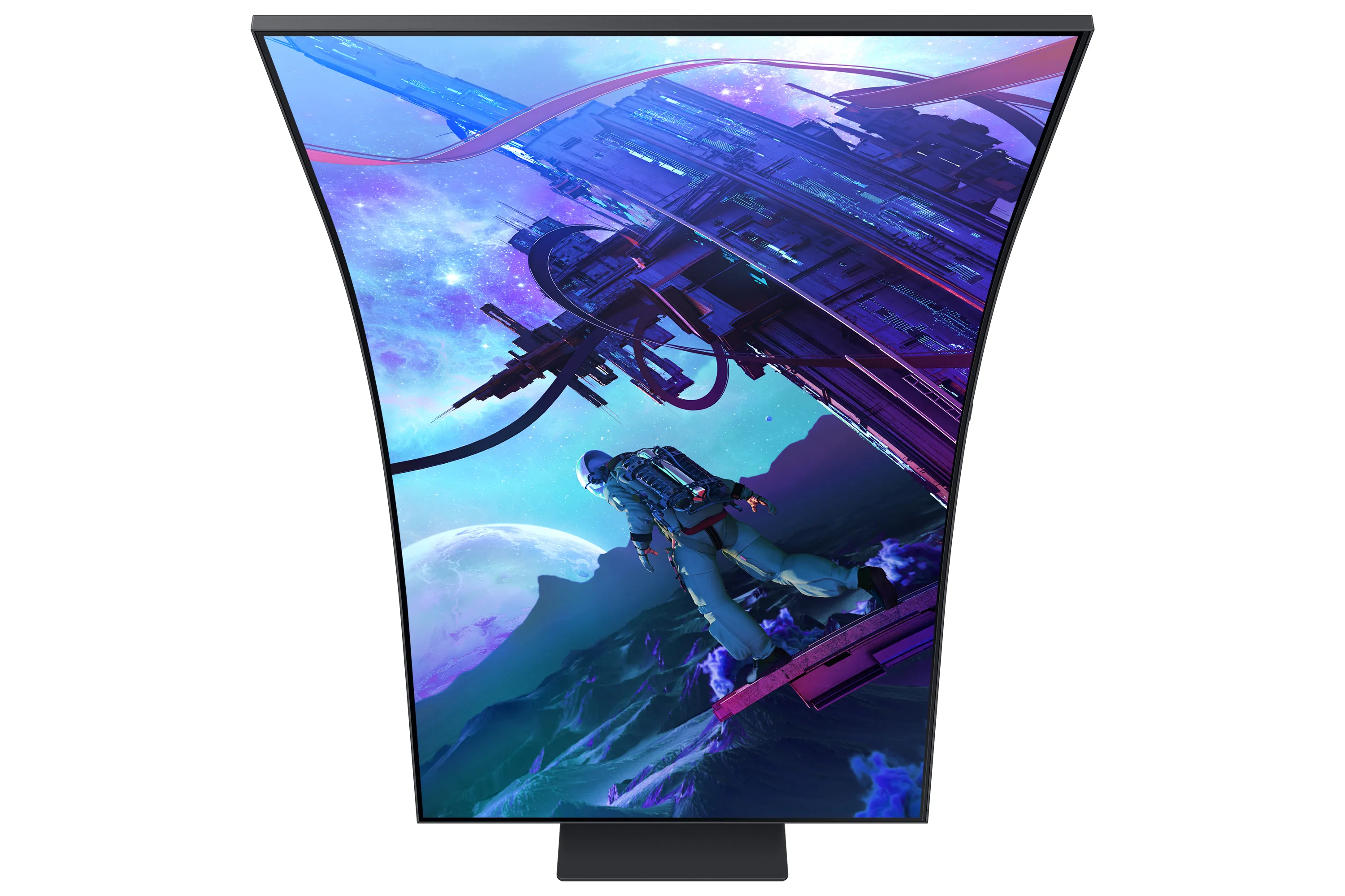Samsung Odyssey Ark LS55CG970NUXDU 55" 4K UHD, VA Curved Gaming Monitor with USB-C hub