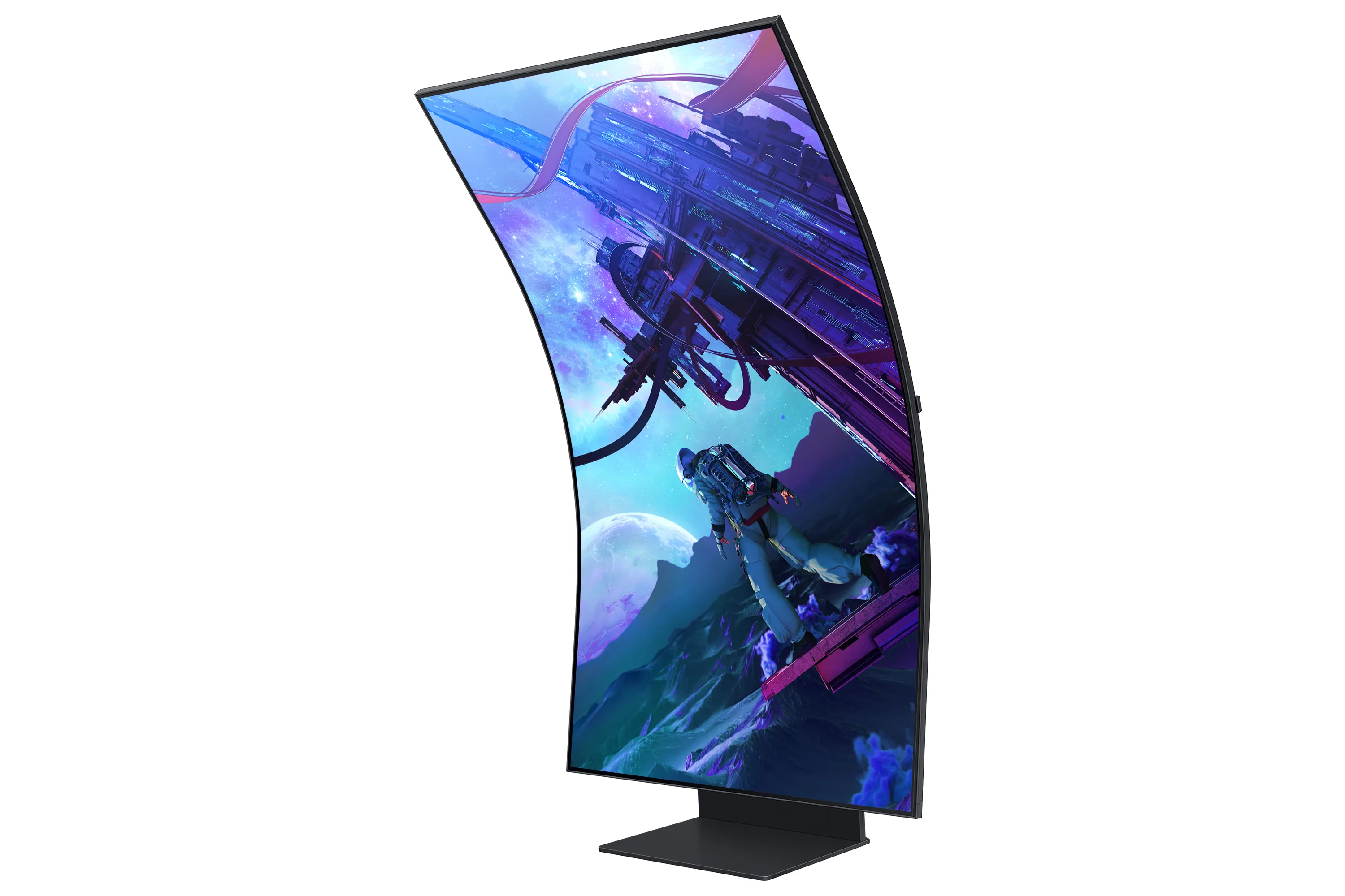 Samsung Odyssey Ark LS55CG970NUXDU 55" 4K UHD, VA Curved Gaming Monitor with USB-C hub