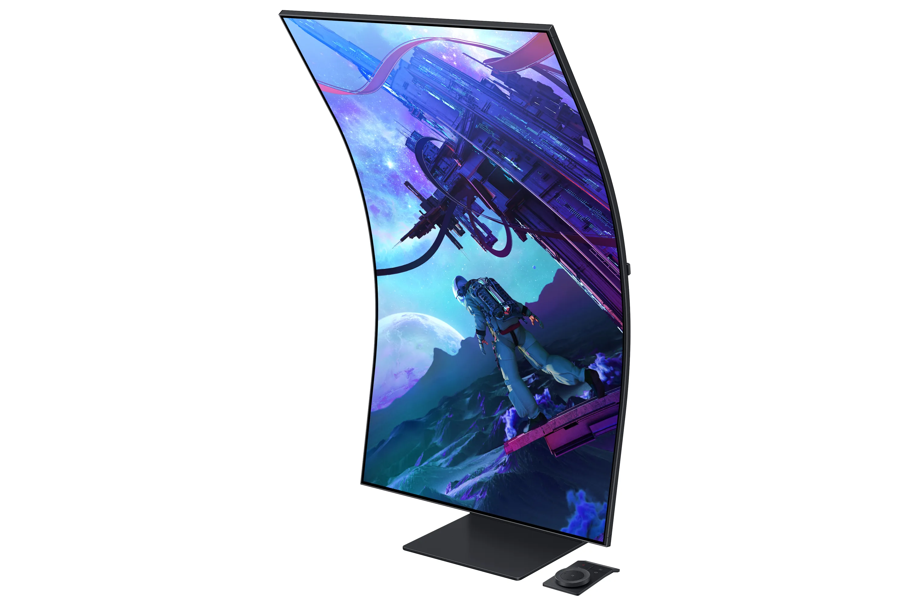 Samsung Odyssey Ark LS55CG970NUXDU 55" 4K UHD, VA Curved Gaming Monitor with USB-C hub