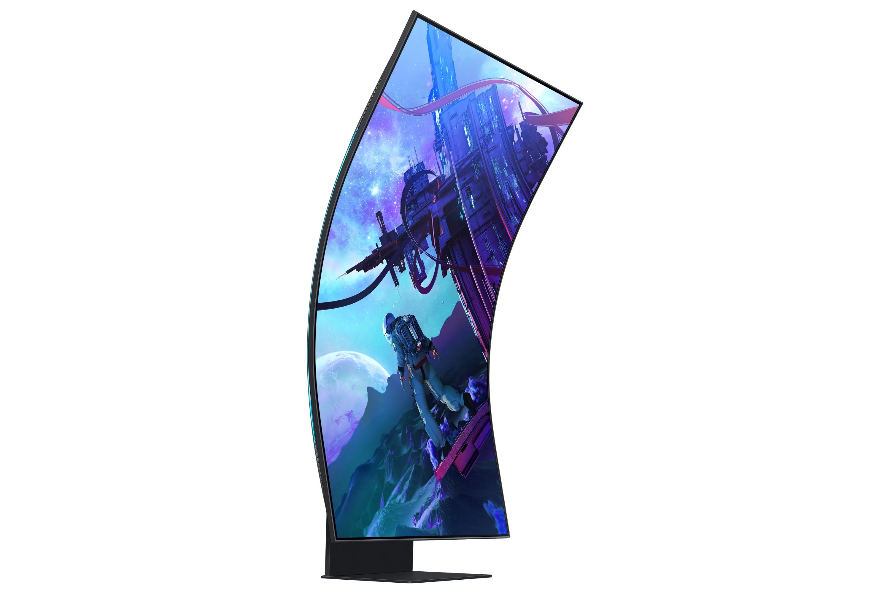 Samsung Odyssey Ark LS55CG970NUXDU 55" 4K UHD, VA Curved Gaming Monitor with USB-C hub