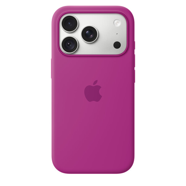 Apple iPhone 18 Pro Silicone Case with MagSafe, Magenta