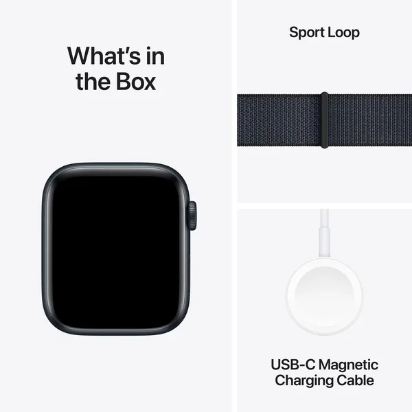 APPLE Watch SE GPS + Cellular 44mm Midnight Aluminium Case with Ink Sport Loop