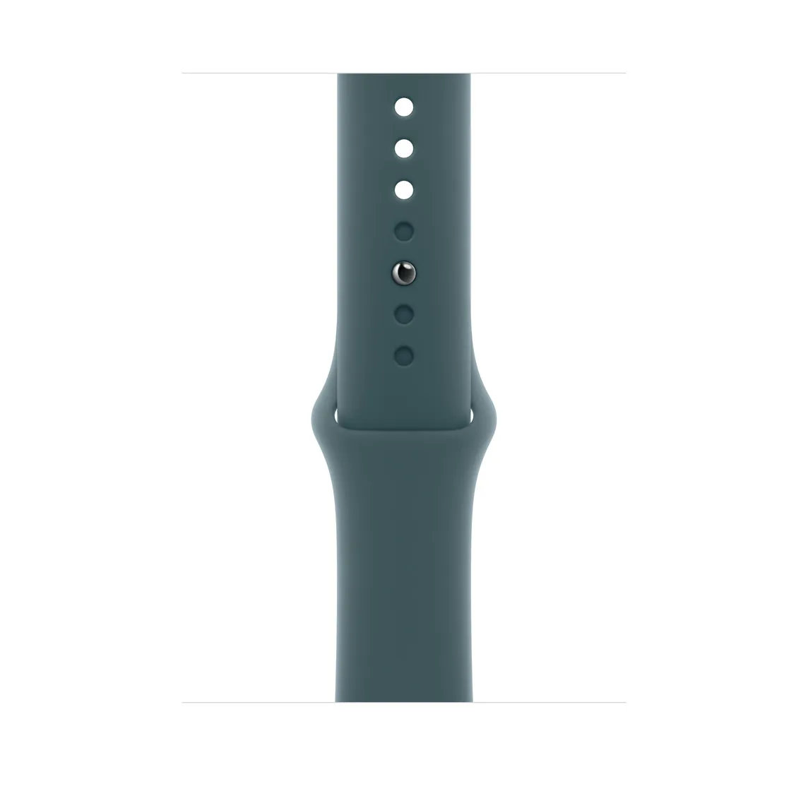 Apple Watch 46 mm - sportband, Blågrön, M/L