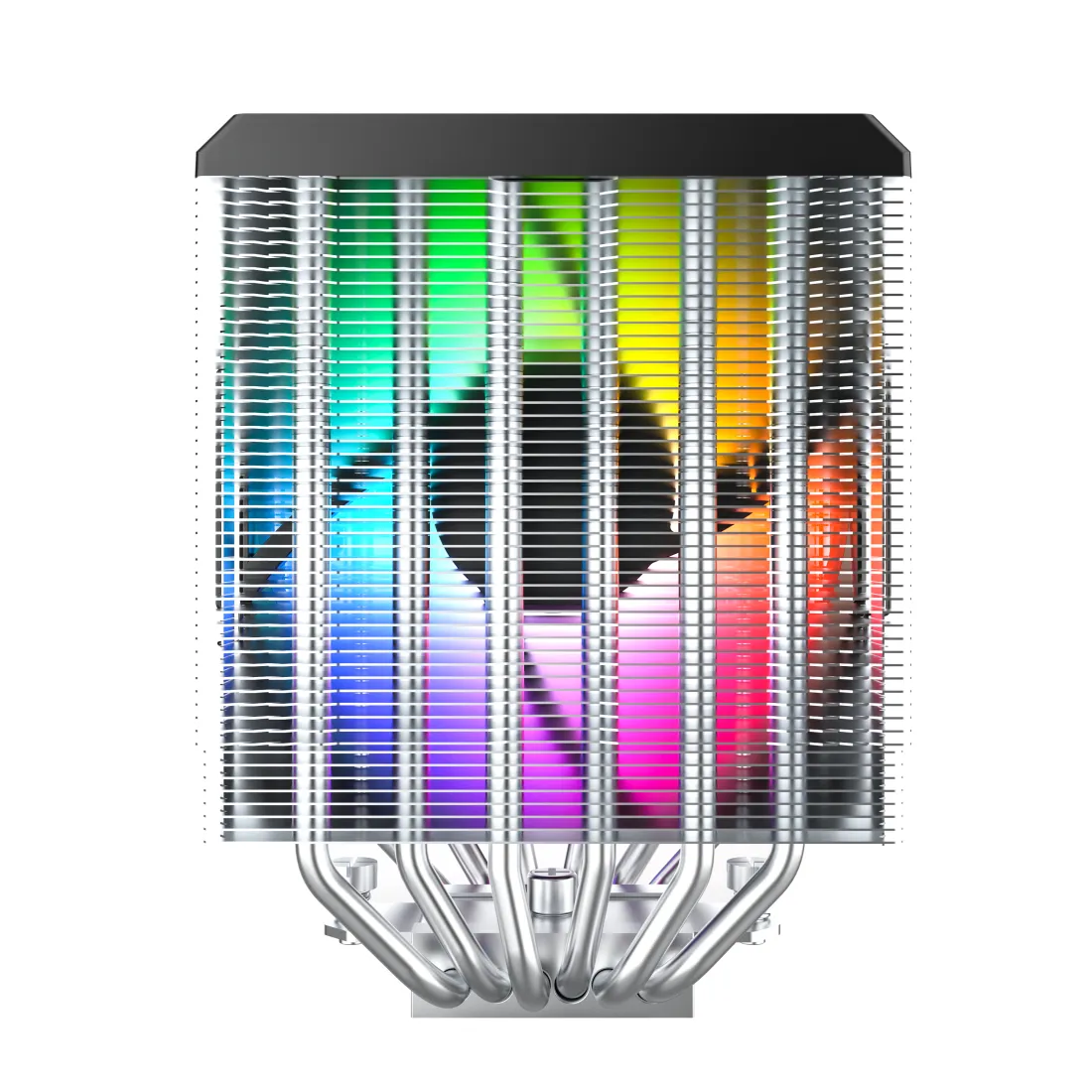 Montech NX600, 2x120 mm ARGB CPU Cooler, Black