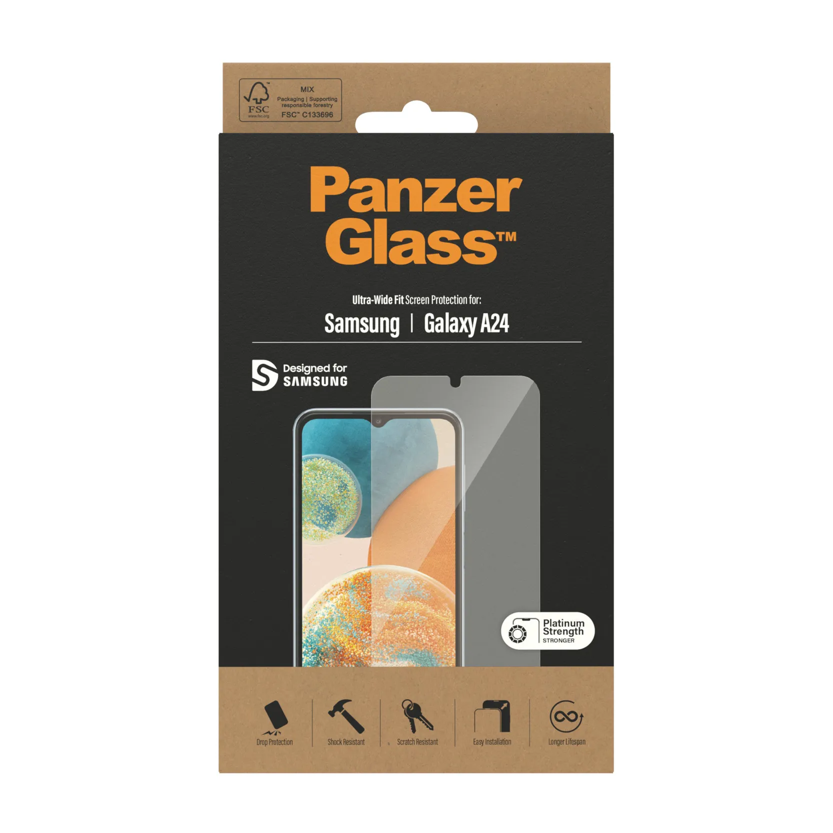PanzerGlass Ultra-Wide Fit, Galaxy A24 - Screen Glass