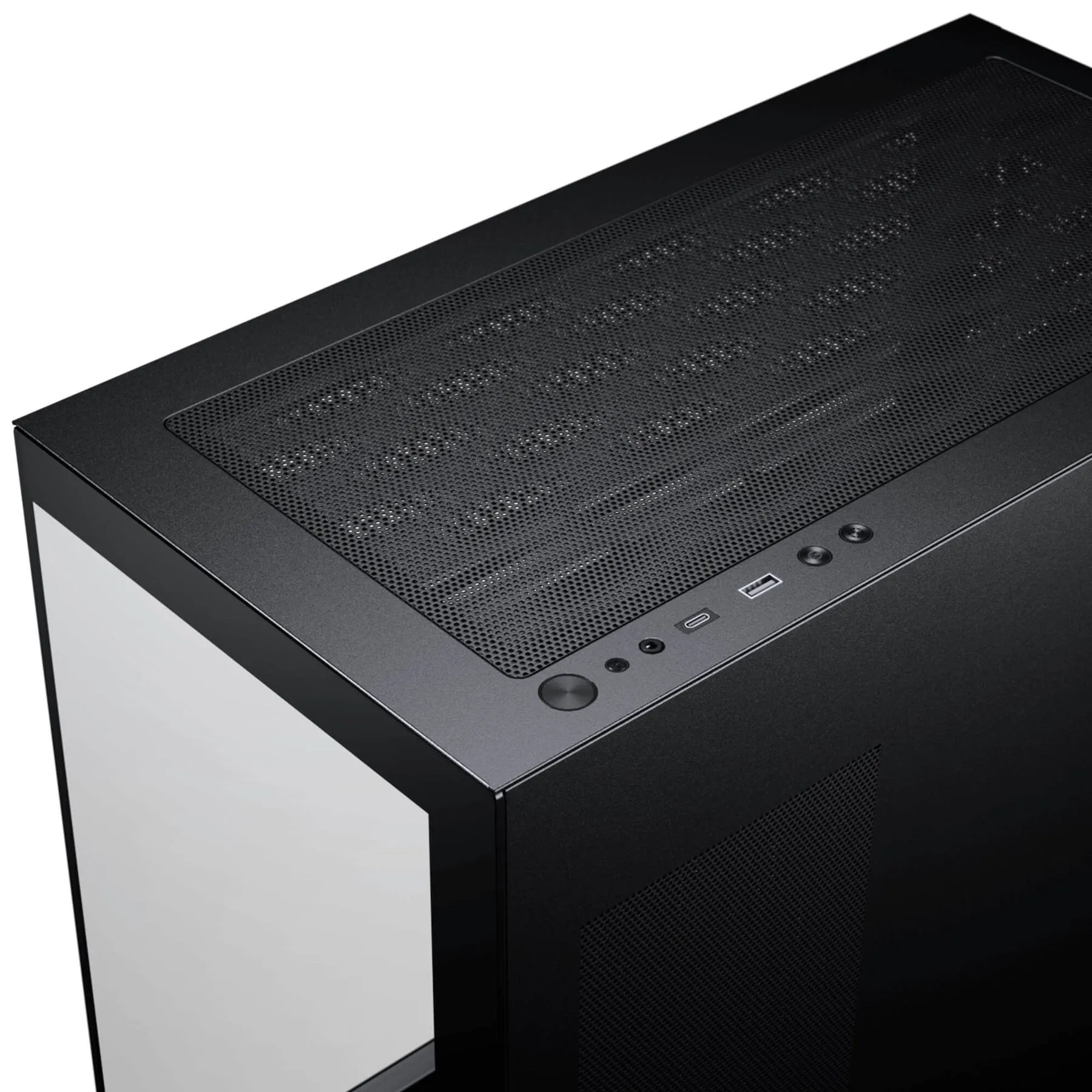 Phanteks XT View midi-tower chassi med f&ouml;nster och RGB-belysning, charcoal black