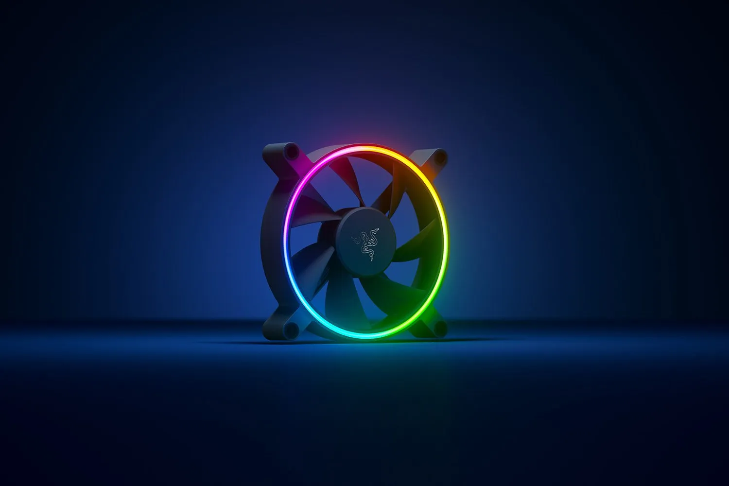 Razer Kunai Chroma, ARGB, PWM, 120mm - chassi fl&auml;kt, svart