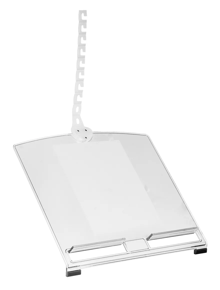 R-Go Morelia Document Holder, adjustable, transparent