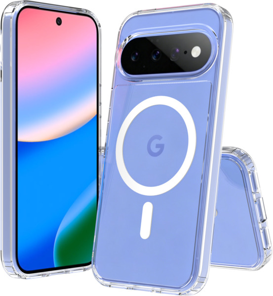 Screenor Bumper Magnetic Case for Google Pixel 11, Clear
