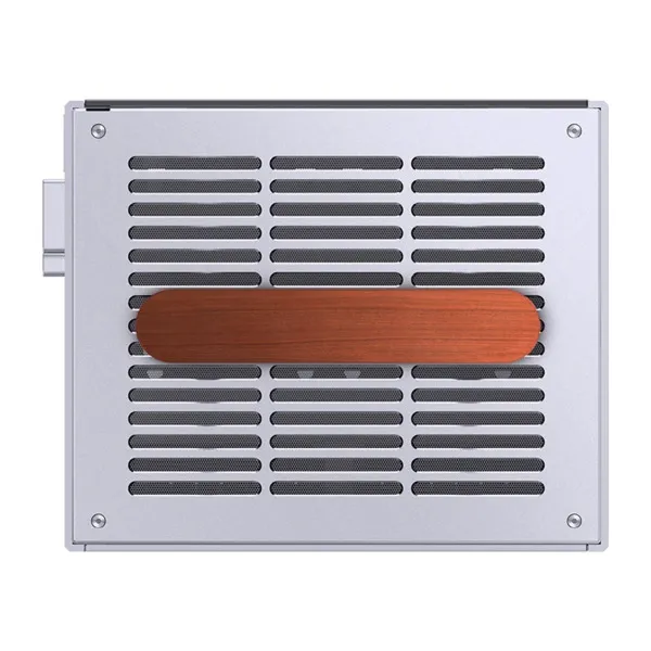 Jonsbo T6 Tempered Glass, Wood -Mini-ITX -kotelo, Harmaa
