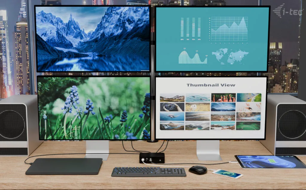 I-TEC Thunderbolt 5 Quattro Display Docking Station + PD 140