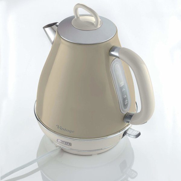 Ariete Vintage - vattenkokare, 1.7L, 2200 W, Beige