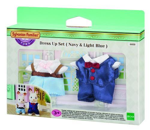 Sylvanian Families Town Series Dress up Set (Navy &amp; Light Blue)