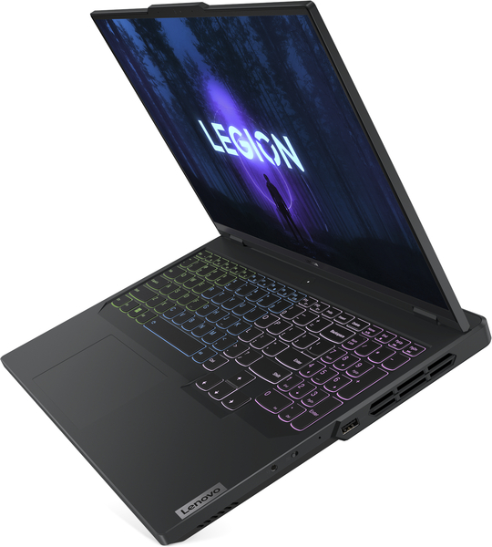 Lenovo Legion Pro 5. 15.6", AMD Ryzen 7 7745HX, 16 Gt Ram, 1 Tt SSD, GeForce RTX 4070 8 Gt, Windows 11 Home -pelikannettava, musta