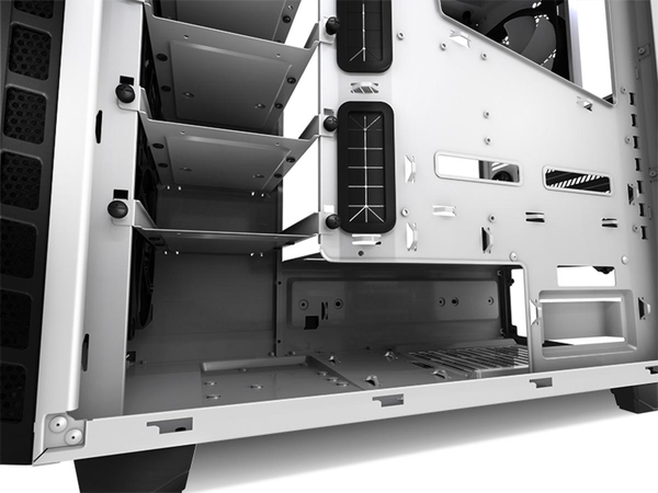 NZXT H440W miditower chassi, f&ouml;nster, Vit