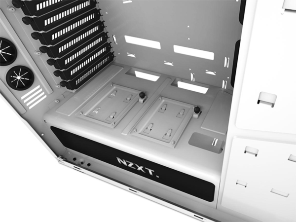 NZXT H440W miditower chassi, f&ouml;nster, Vit