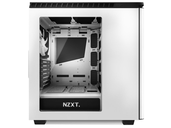 NZXT H440W miditower chassi, f&ouml;nster, Vit