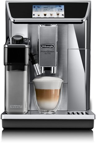 De'Longhi PrimaDonna Elite ECAM 656.75.MS Automatisk kaffemaskine Metal/sort