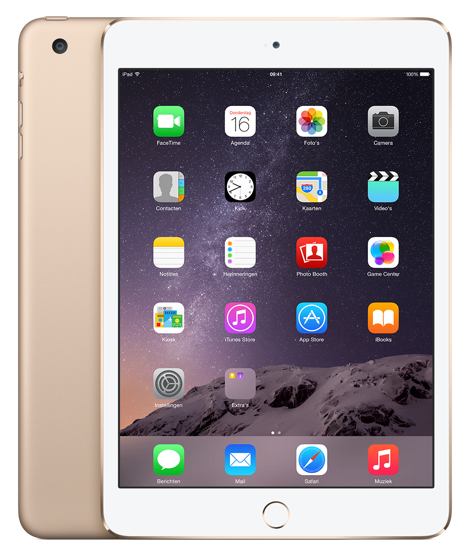 iPad mini 3 Wi-Fi + Cellular 128GB Gold