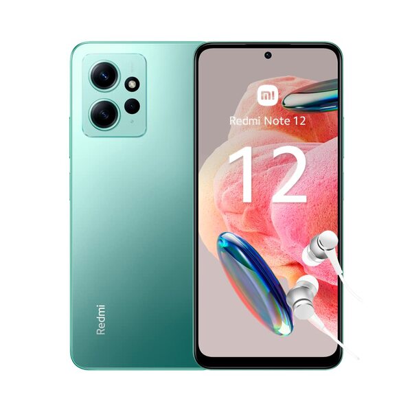 Xiaomi Redmi Note 12 4G 128/4 GB Android - mobiltelefon, Mint Green